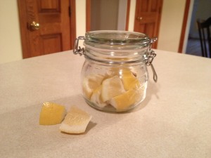 Lemons Ready for Organic Apple Cider Elixir!
