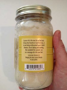 natural hair conditioner...organic coconut oil